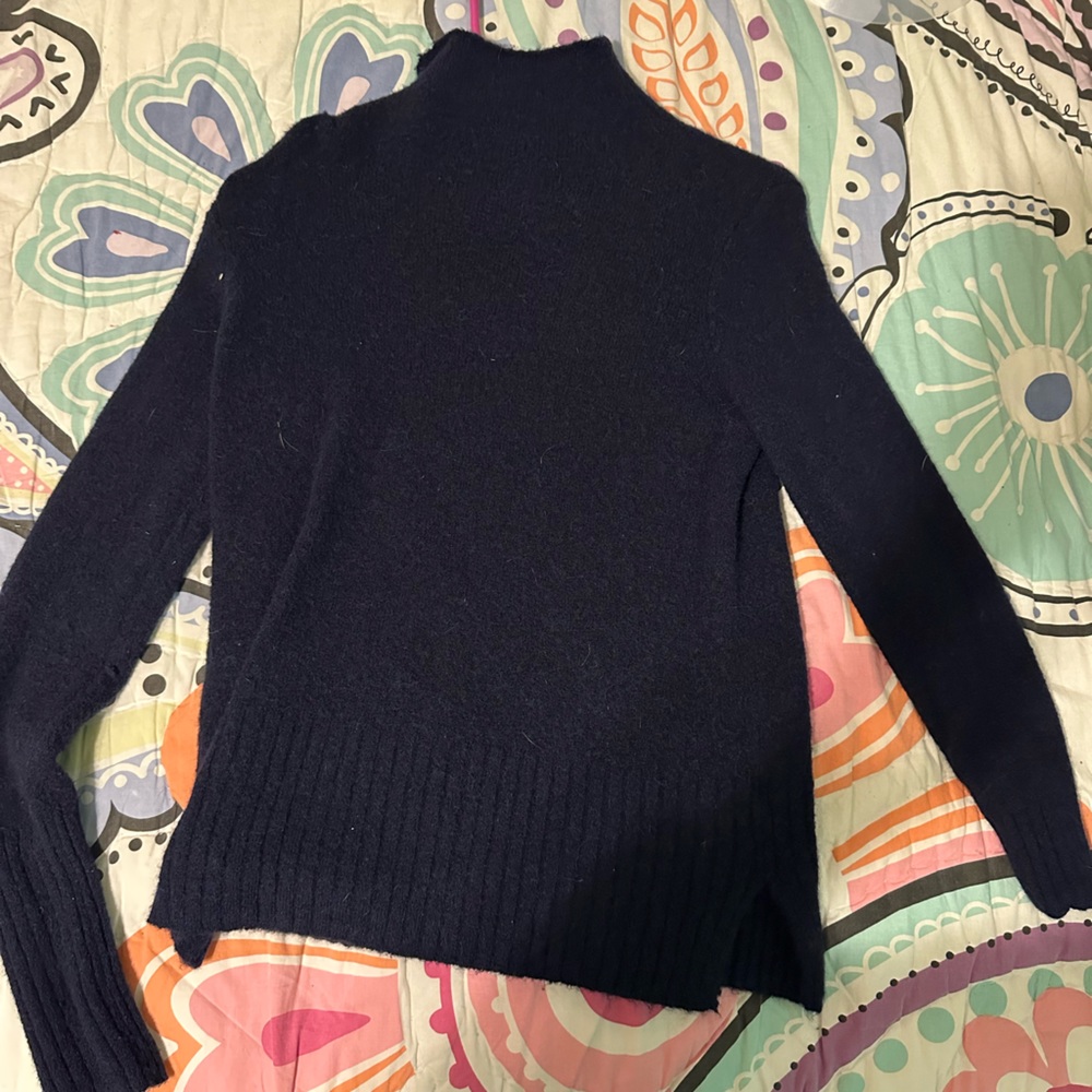 Madewell Navy blue turtle neck sweater